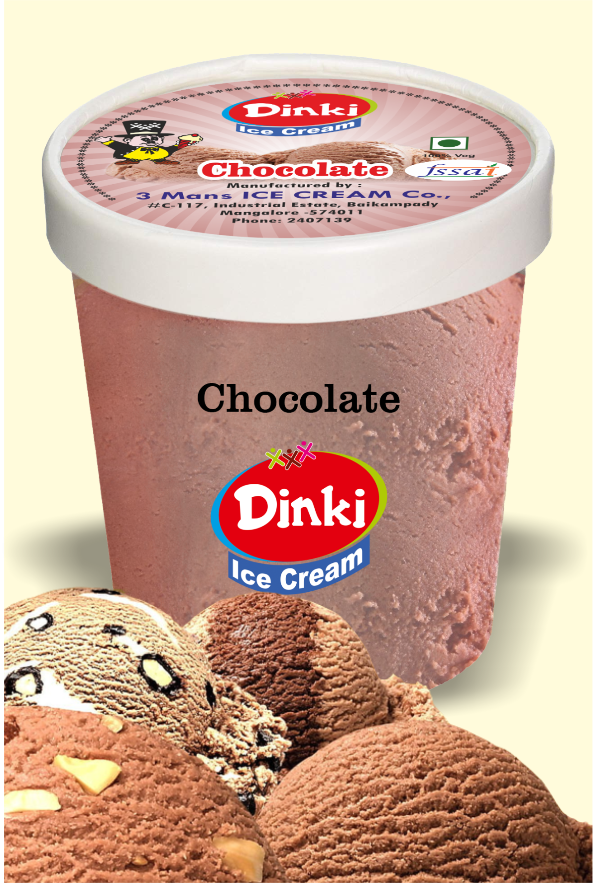 Dniki Chocolate Ice Cream