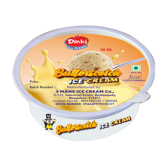 Dinki Butterscotch Ice Cream 40 ML