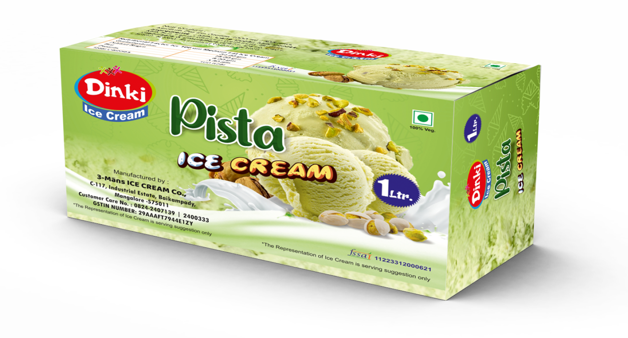 Dinki 1 ltr. Pista ice cream