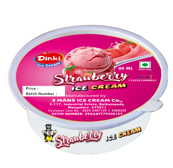 Dinki Strawbery Ice Cream