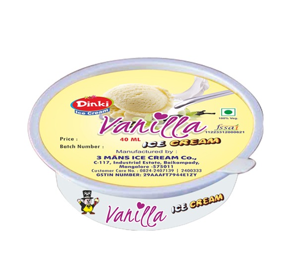 Dinki Vanilla Ice Cream