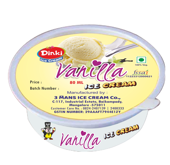 Dinki Vanilla Ice Cream