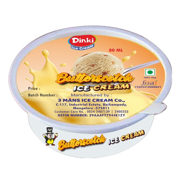 Dinki Butterscotch Ice Cream